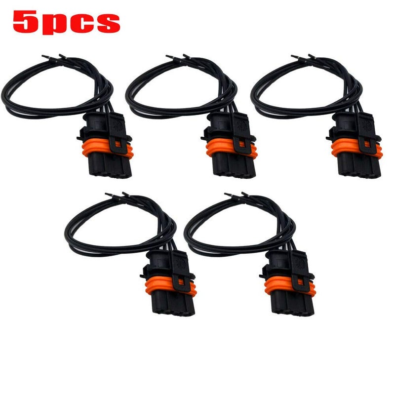 ALLMOST 5pcs set Compatible with Volvo 5 Cyl Electrical Connector of Ignition Coil UF341 30713416 plug - Image 1